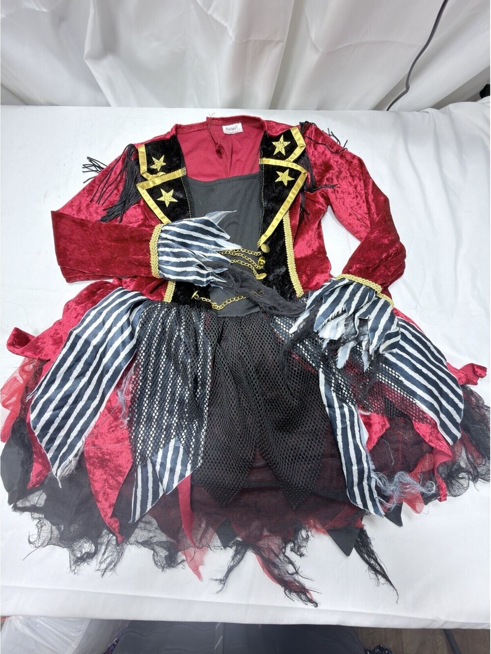Pirate Queen Costume Girls Size Small